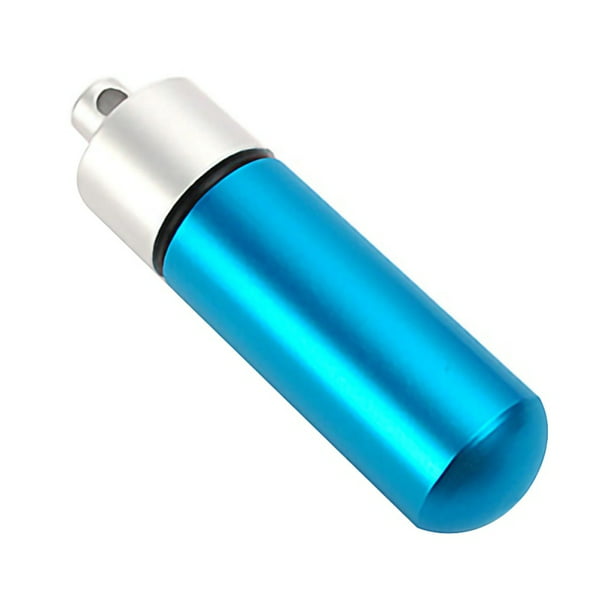 Details about   EDC Pill Keychain Hole Case Capsule Seal Bottle Container Waterproof  Match box